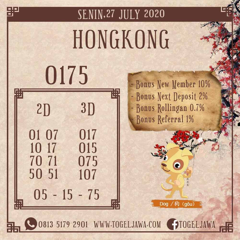 Prediksi Hongkong Tanggal 2020-07-27