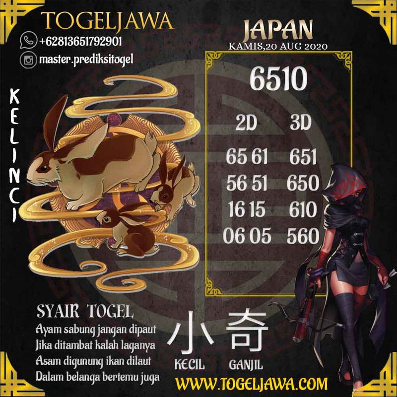 Prediksi Japan Tanggal 2020-08-20