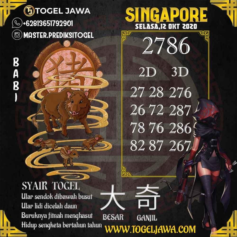 Prediksi Singapore Tanggal 2020-10-12