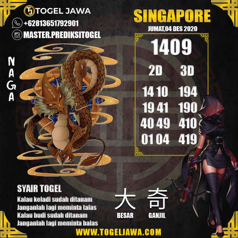 Prediksi Singapore Tanggal 2020-12-04