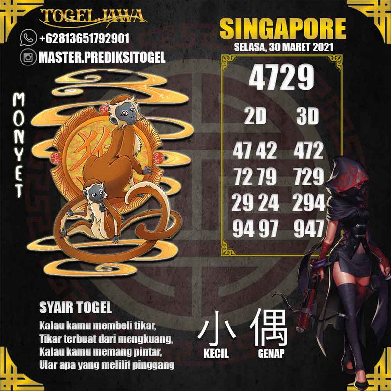 Prediksi Singapore Tanggal 2021-03-30