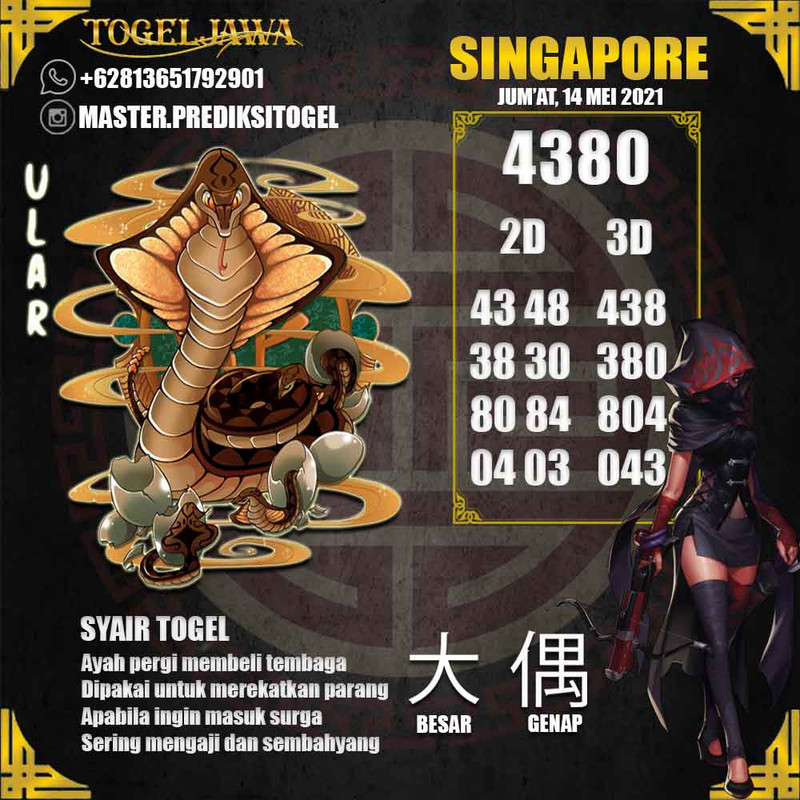 Prediksi Singapore Tanggal 2021-05-14