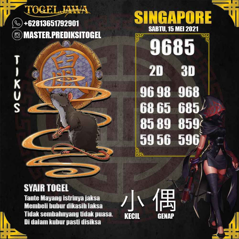 Prediksi Singapore Tanggal 2021-05-15