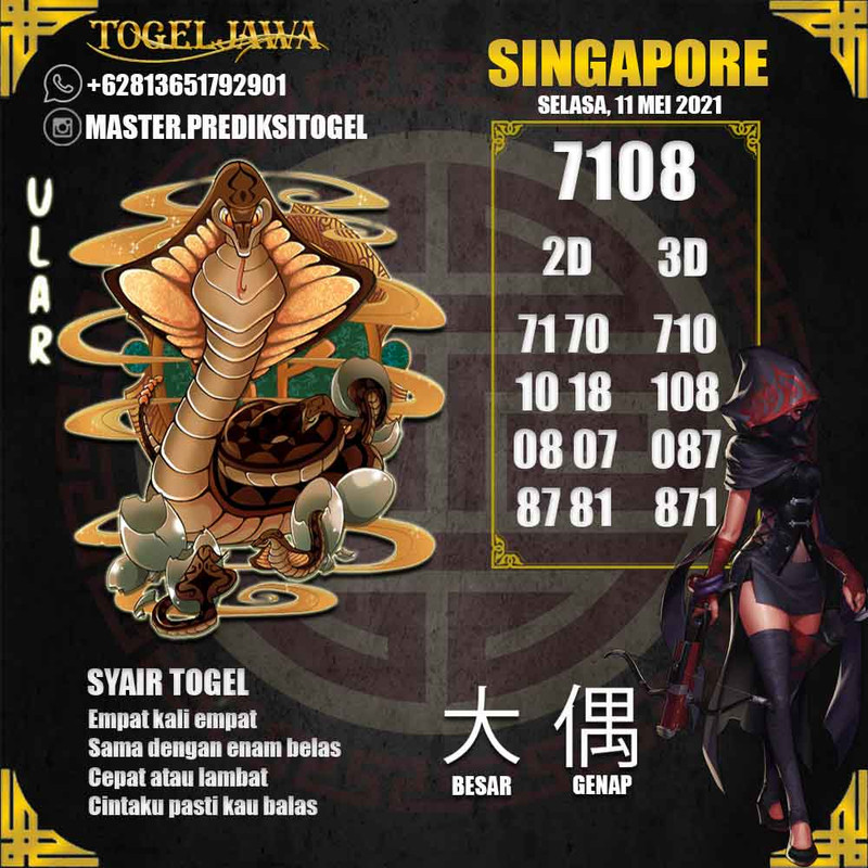 Prediksi Singapore Tanggal 2021-05-11