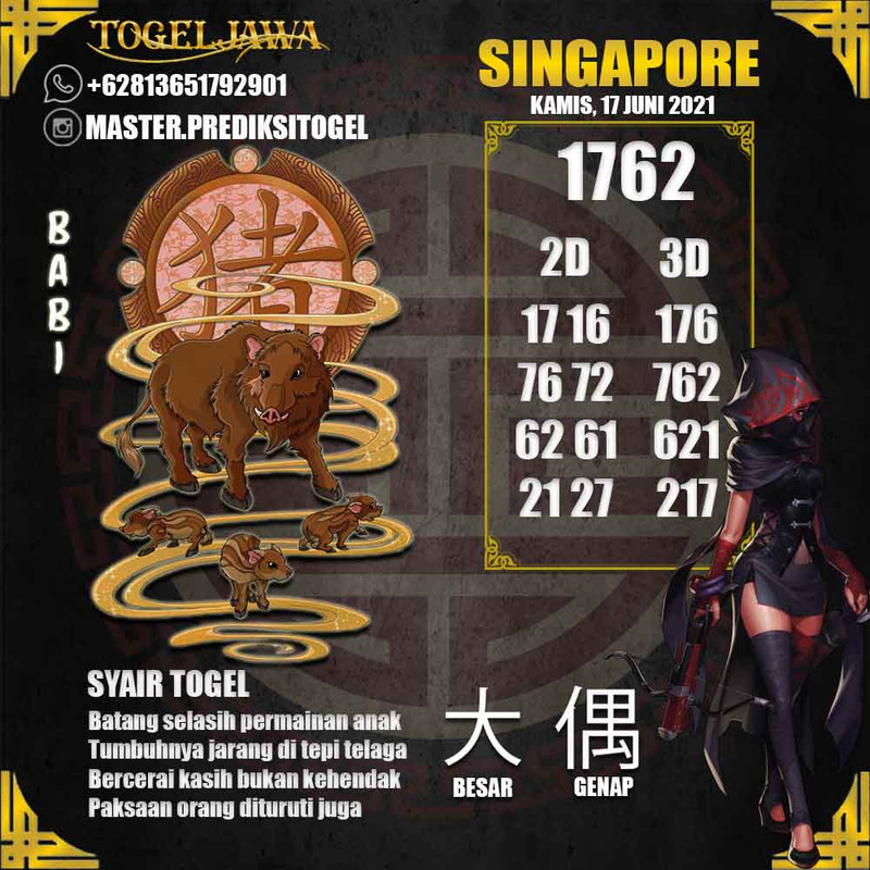 Prediksi Singapore Tanggal 2021-06-17